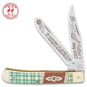 Kissing Crane 2022 Limited Edition Fathers Day Trapper Gentleman's Pocket  Knife Brand New